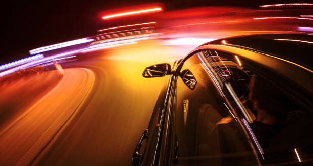 istock long exposure of a car in the night 1125141014