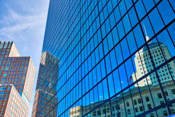 istock Boston, Famous Copley Square and city skyline 1125144394