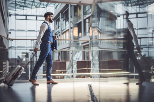 istock Businessman traveling. 1125158310