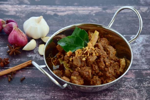 istock Rendang Padang. Spicy beef stew from Padang, Indonesia. 1125158678