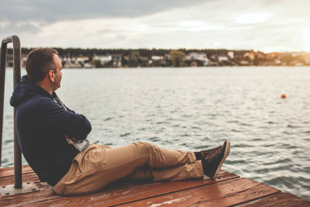 istock Relaxing by the lake 1125161523