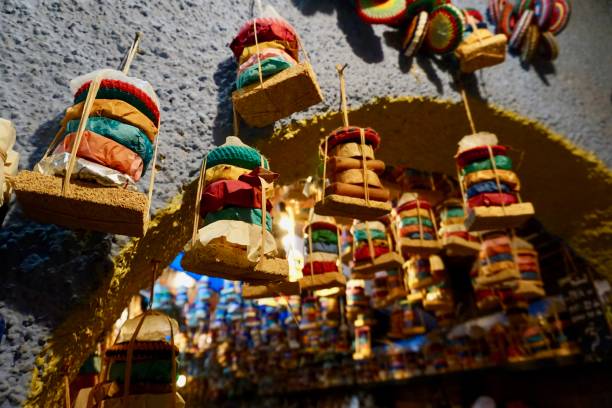 istock Handmade soaps for sale at a bazaar in Morocco 1125182421