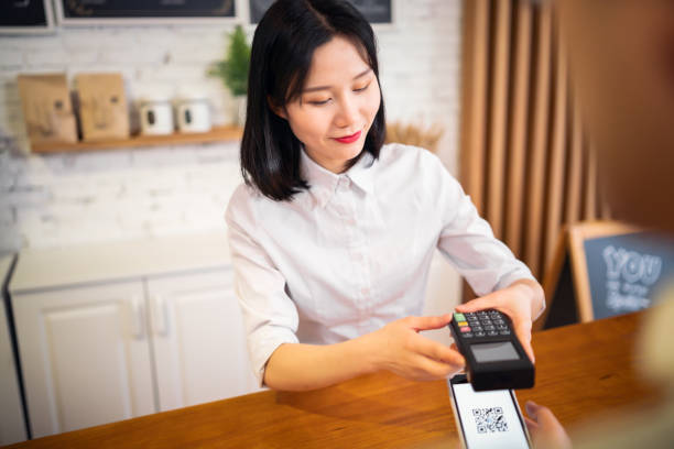 istock Mobile payment in a coffee shop 1125190450