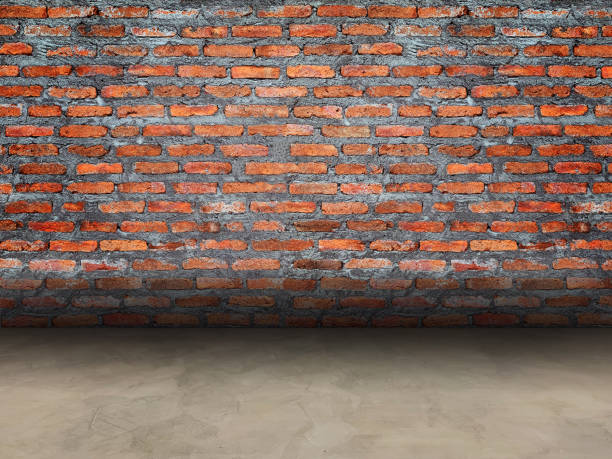 istock texture of brick wall, mortar and concrete floor for advertisement concept 1125194715