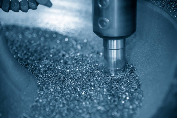 istock The   CNC milling machine cutting the cast iron  part . 1125200332