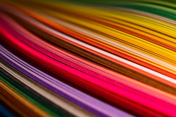 istock Abstract color rainbow stacked together in curve shape 1125210473