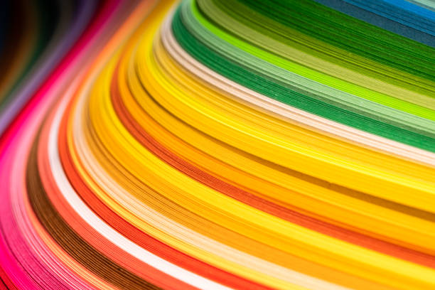 istock Abstract color rainbow stacked together in curve shape 1125210529