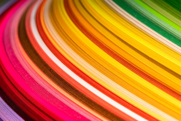 istock Abstract color rainbow stacked together in curve shape 1125210530