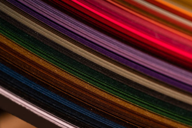istock Abstract color rainbow stacked together in curve shape 1125210988