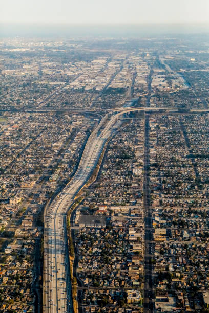 istock Southern California: 110 Freeway Los Angeles Aerials 1125217834