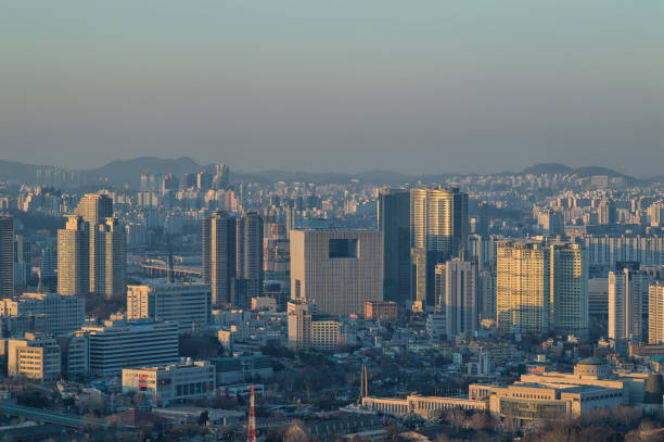 istock Winter Morning in Seoul 1125219601