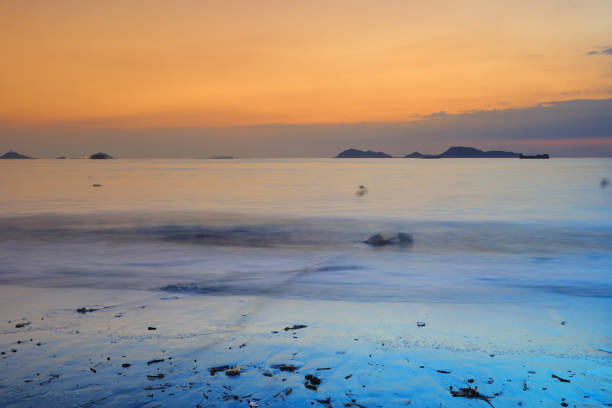 istock Sunset in Lung Kwu Tan, Hong Kong. 1125223788