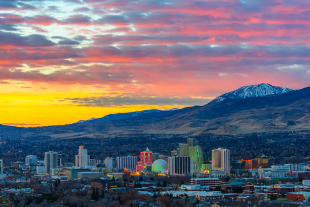 Reno , Nevada at dawn