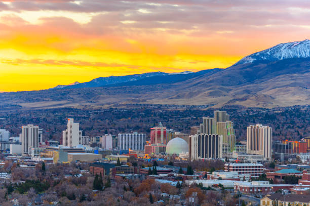 istock Reno , Nevada at dawn 1125223967