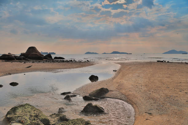 istock Sunset in Lung Kwu Tan, Hong Kong. 1125225168