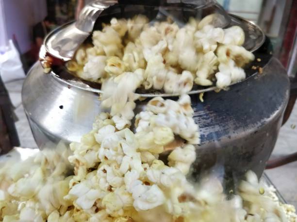 istock Close-up full frame shot of popcorn 1125232159