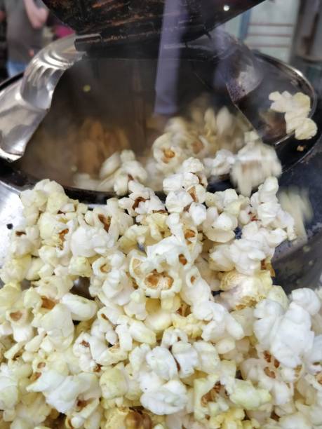 istock Close-up full frame shot of popcorn 1125232309