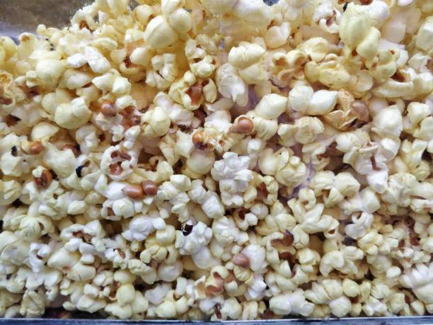 istock Close-up full frame shot of popcorn 1125232539