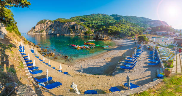 istock Beach on Corfu Island 1125239239