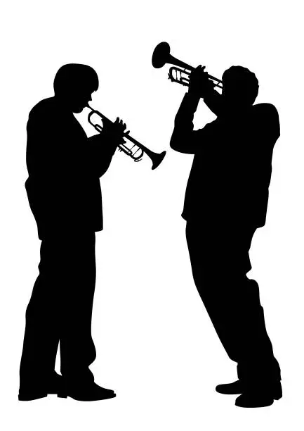 Vector illustration of Jazz pipe