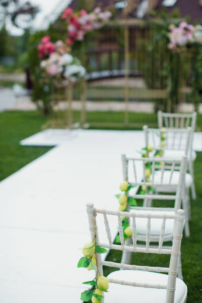 istock wedding arch with flowers 1125249215