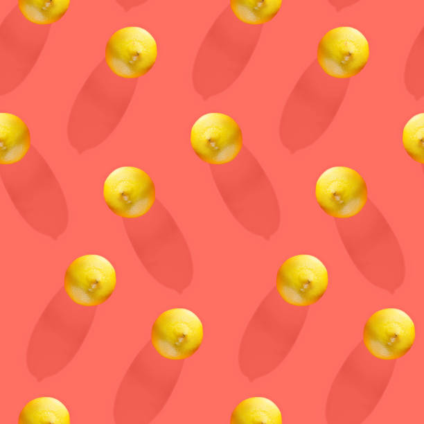 seamless pattern consisting of lemons