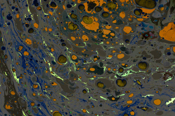 istock Abstract marbling art patterns  as colorful background 1125262111