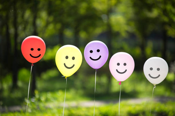joyful balloon family