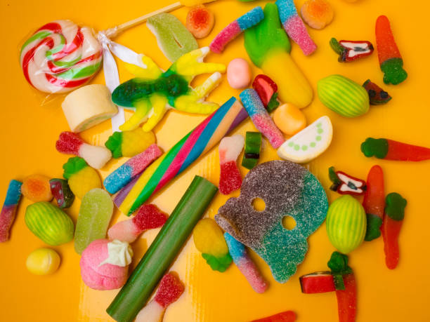 istock Assorted gummy candies. Top view. Jelly sweets. 1125282345