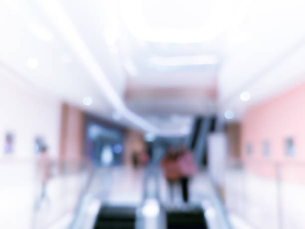istock Abstract Shopping mall background with bokeh 1125283395