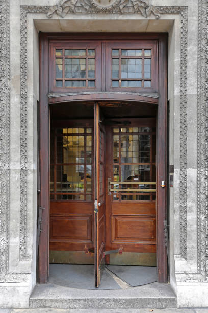 istock Wooden Revolving Door 1125291157