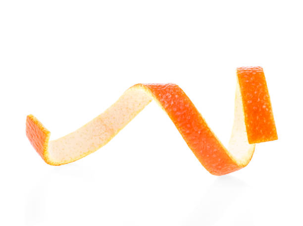 istock Peel of orange, isolated on white background. 1125294590
