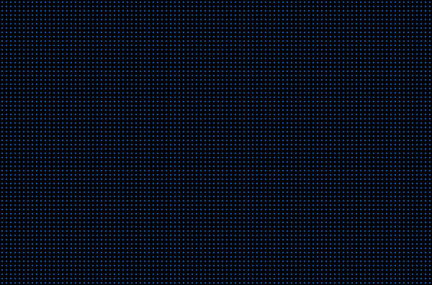 istock Perforated holes. Seamless metal grille. Wire fence isolated on black background. Circle pattern. illustration 1125298113