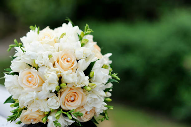 istock Bouquet of a bride. Beautiful wedding bouquet. 1125308483