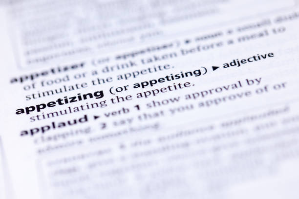 istock Close up to the dictionary definition of word Appetizing 1125312942