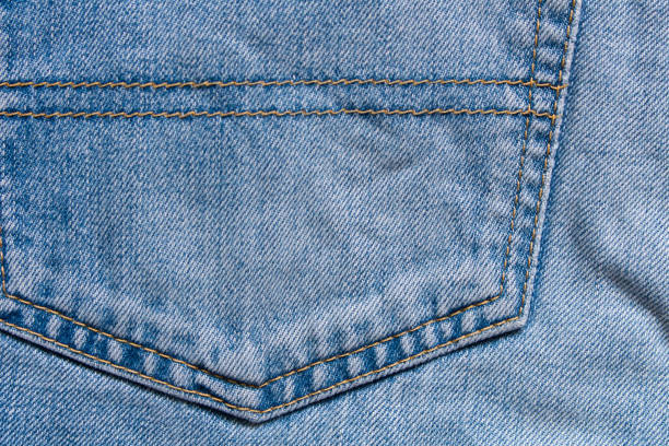 istock Blue jeans texture. Natural denim background. Close up. 1125314493