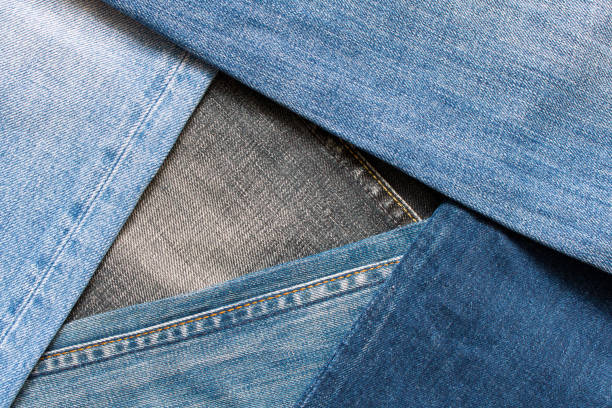 istock Blue jeans texture. Natural denim background. Close up. 1125316394