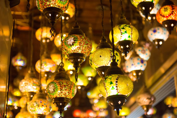 istock Multi colored lamps Grand Bazaar in Istanbul 1125318867