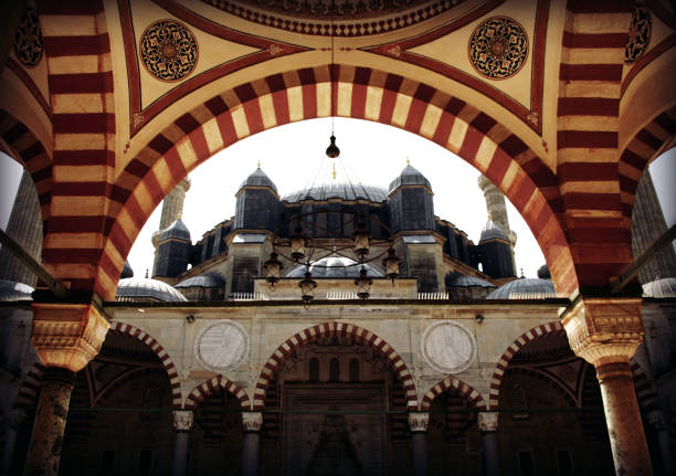 mezquita de selimiye, construida por mimar sinan en edirne, tukey - architect sinan fotografías e imágenes de stock