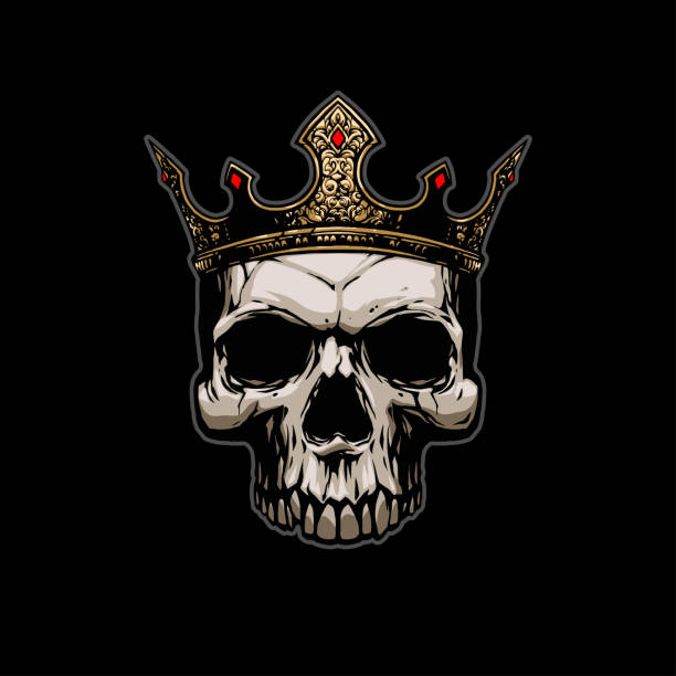 Free Skull With Crown Vector Art - Download 1,635+ Skull With Crown ...