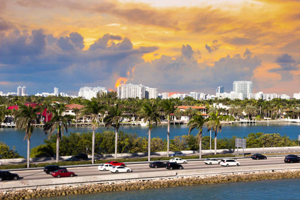 istock Miami, MacArthur Causeway, USA, Florida 1125327498