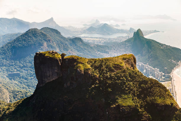Gavea stone aerial view