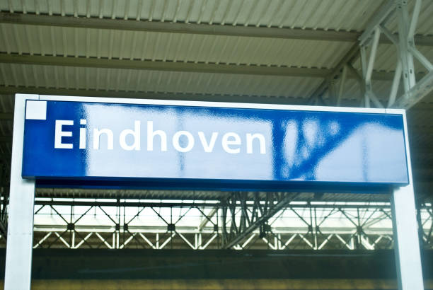 istock Sign board. Eindhoven railway station, the Netherlands 1125333398