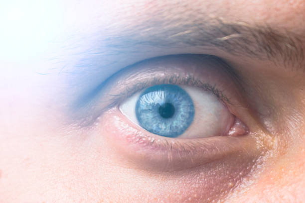 istock beautiful mystical blue eye, toned image 1125340490