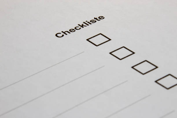 istock View of a checklist with word checklist in german 1125340937