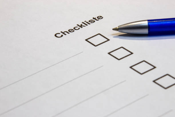 istock View of a checklist with word checklist in german 1125340971