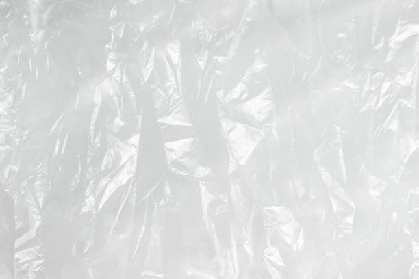 istock Abstract background crumpled plastic film texture white garbage bag 1125343687
