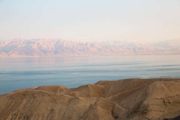 istock Dead sea view with  a hill. 1125347905