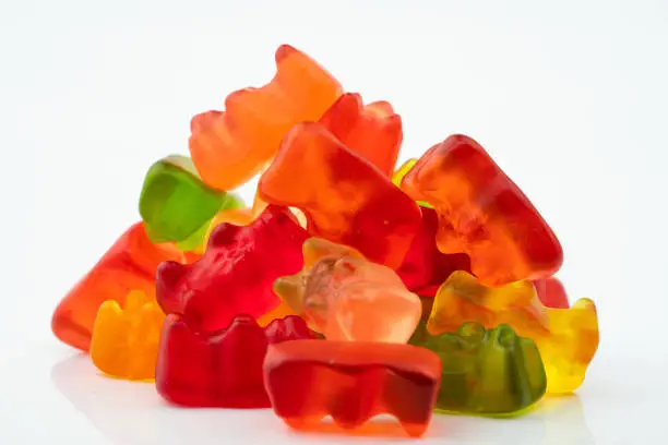 dessert colorful gel bears