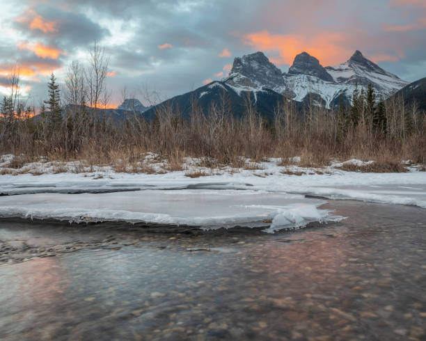 istock The Three Sisters at Canmore 1125349851